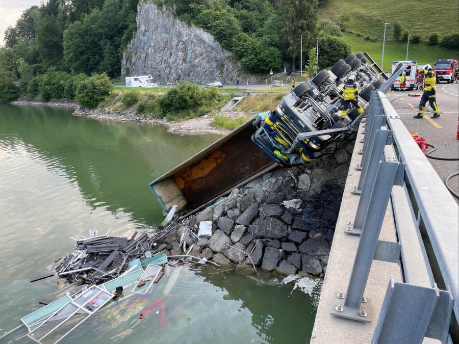 Ölsperre Sihlsee Euthal SZ