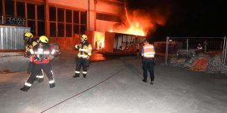 Mels SG - Brand in Abfallmulde