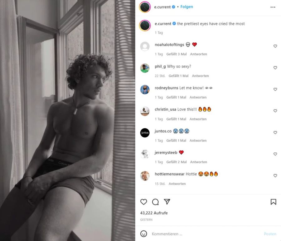 Elias Becker teilt auf Instagram ein kryptisches Video.