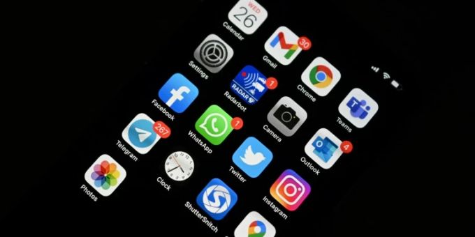 Benutzeroberfläche eines Smartphones Benutzeroberfläche eines Smartphones