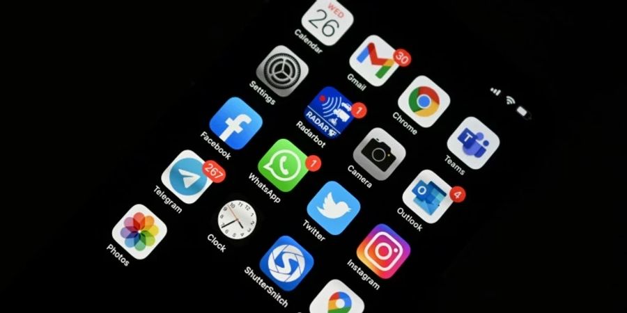 Benutzeroberfläche eines Smartphones