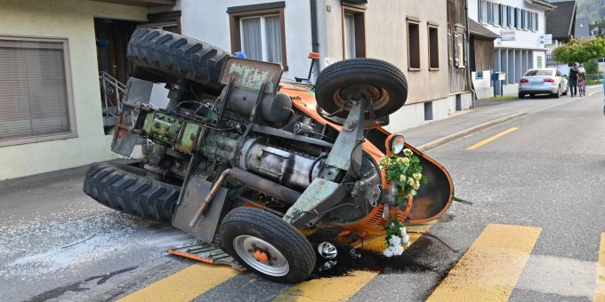 Lüchingen SG: Vier Leichtverletzte bei Verkehrsunfall. Lüchingen SG