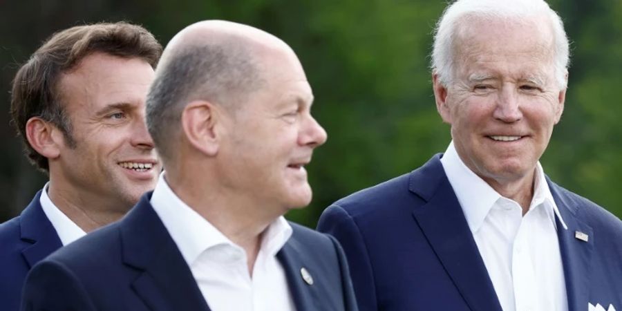 Kanzler Scholz und US-Präsident Biden