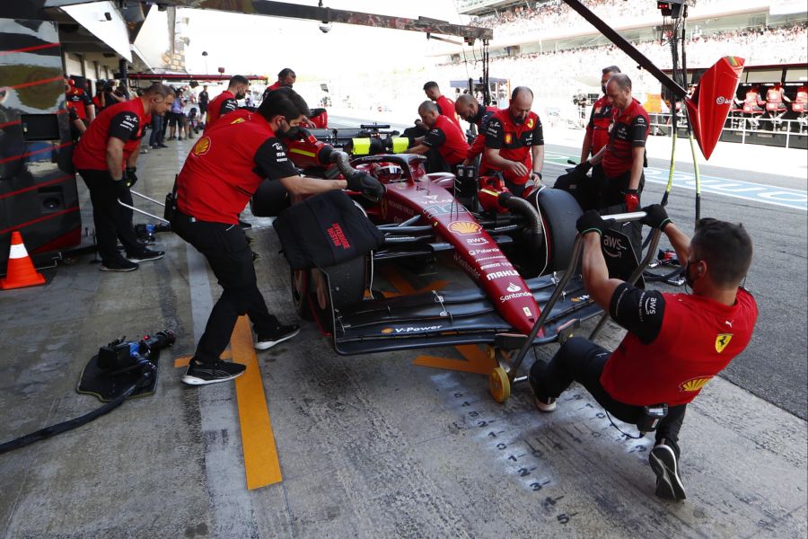 Charles Leclerc Ferrari Spanien