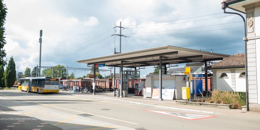 Der Bahnhof in Kaiseraugst.