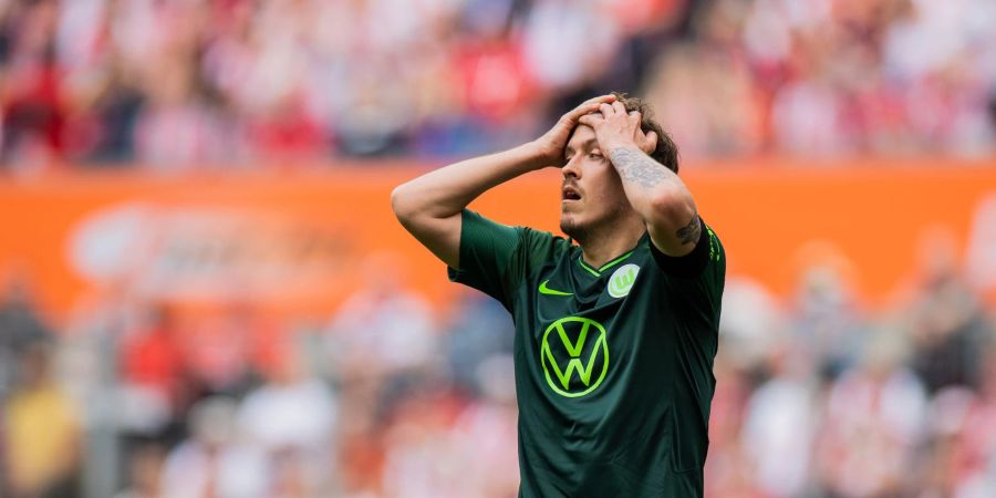 Wolfsburgs Max Kruse ärgert sich auch über die Zuganreise nach Köln.