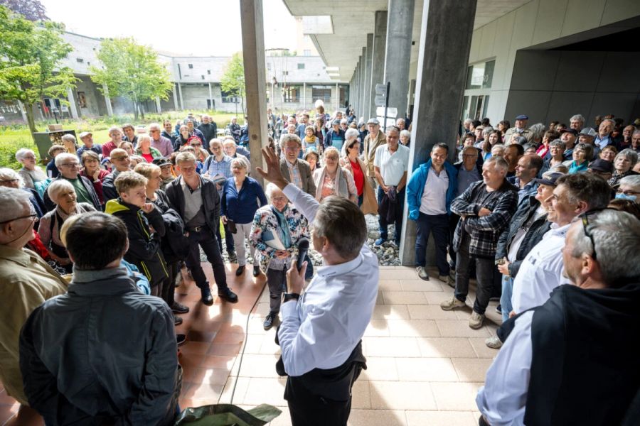 Insgesamt rund 500 Gäste nahmen an den Führungen durch die Generationensiedlung teil.