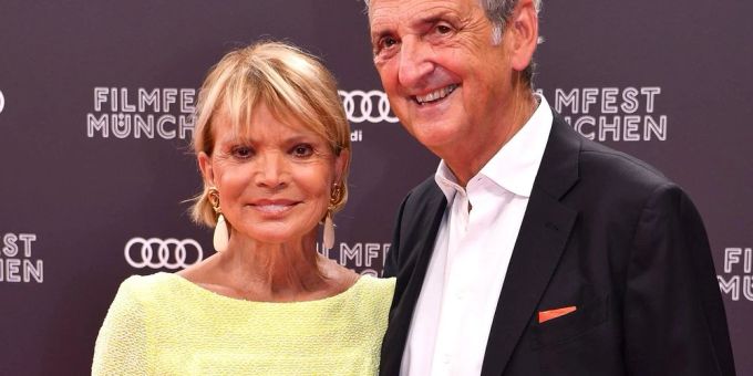Uschi Glas und ihr Ehemann Dieter Hermann bei der Eröffnung vom Filmfest München mit der Filmpremiere von «Corsage» am Donnerstagabend in München. Uschi Glas und ihr Ehemann Dieter Hermann bei der Eröffnung vom Filmfest München mit der Filmpremiere von «Corsage» am Donnerstagabend in München.