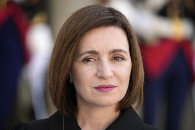 Die Präsidentin von Moldau, Maia Sandu. Maia Sandu