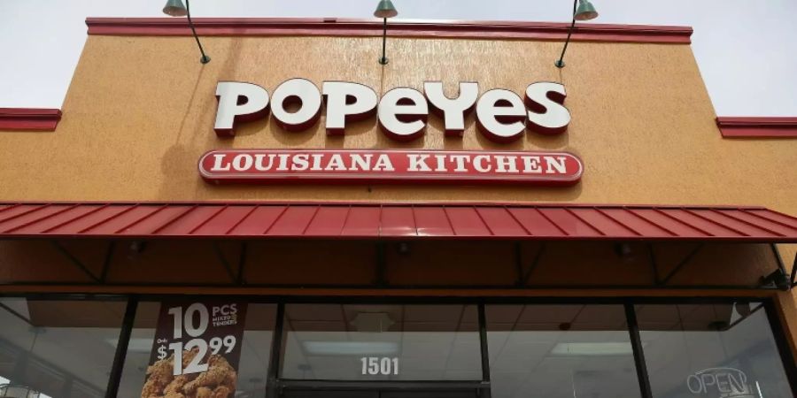 Eine Filiale der US-Fastfood-Kette «Popeye»