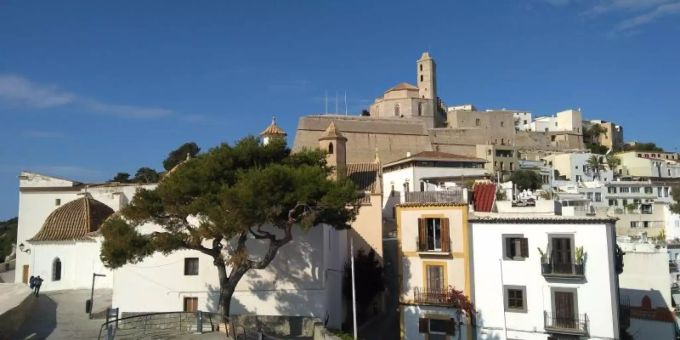 Die Stadt Ibiza. ibiza