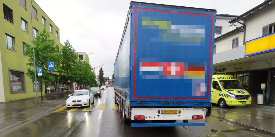 Unfall in Sins AG