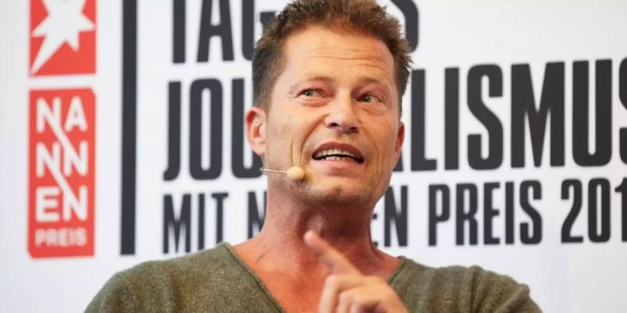 Til Schweiger ist in seine Arbeit abgetaucht. Foto: Georg Wendt