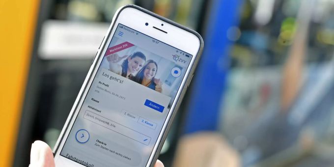 Beim Zürcher Verkehrsverbund können Passagiere sich per App ein- und auschecken. Zürcher Verkehrsverbund