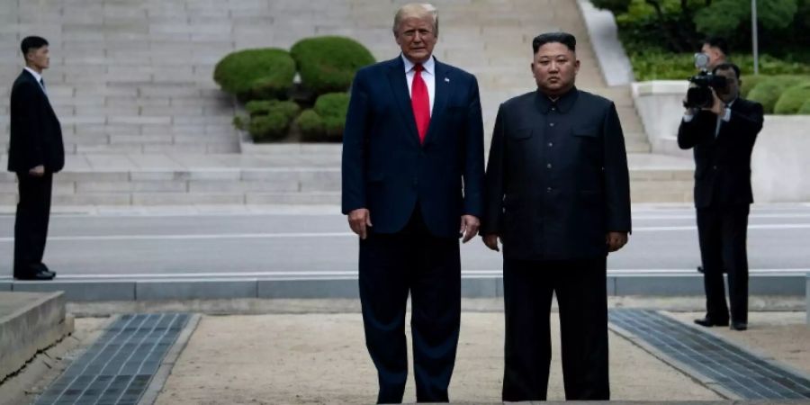 Trump und Kim in Nordkorea