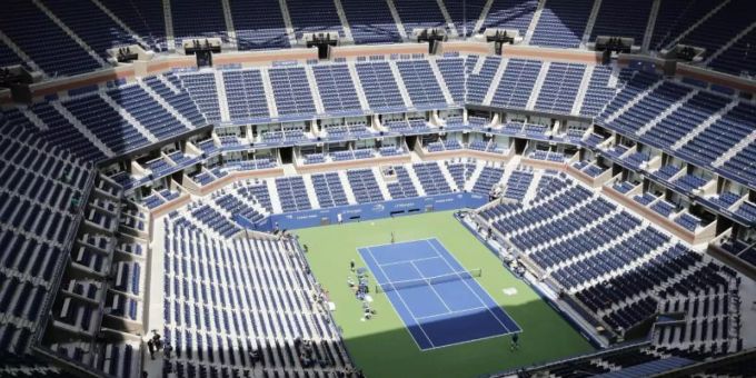 Der Austragungsort der Fortnite-WM: Das Arthur-Ashe-Stadium in New York. Fortnite