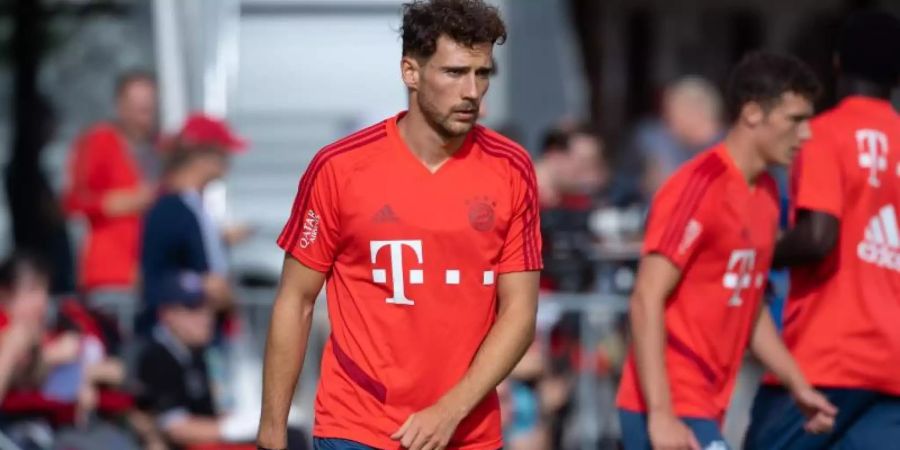 Absolviert nach seiner Oberschenkelprellung ein Aufbautraining: Leon Goretzka Foto: Sven Hoppe