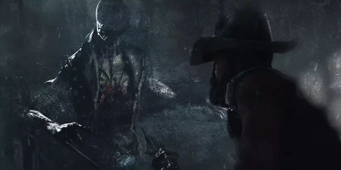 Künstlerische Darstellung zum Spiel. Hunt: Showdown