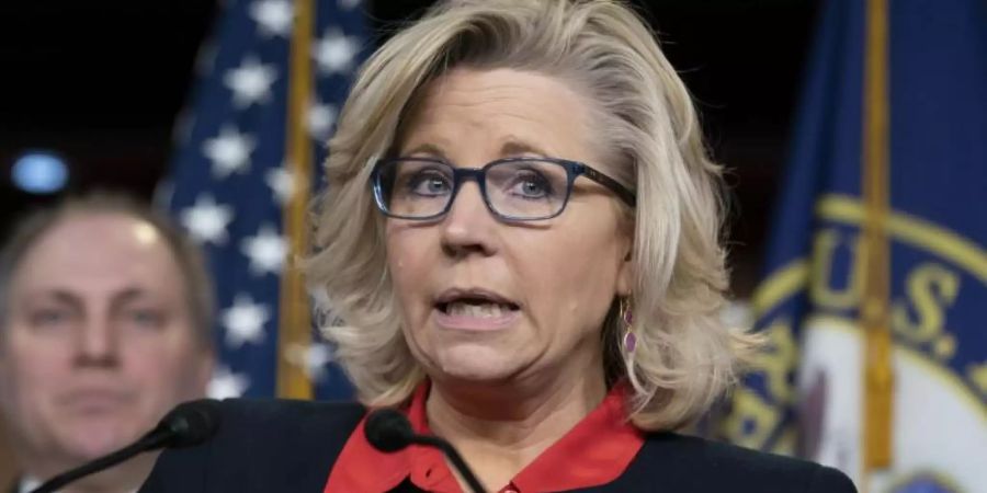 Liz Cheney, Vorsitzende der Republikanischen Konferenz im Repräsentantenhaus. Foto: J. Scott Applewhite/AP/dpa