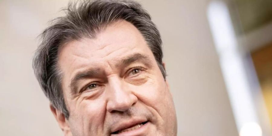 Markus Söder bewirbt sich als Kanzlerkandidat für die Union. Foto: Michael Kappeler/dpa