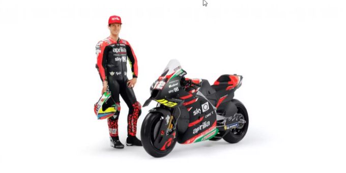 Die neue Maschine des Aprilia Racing Team Gresini mit dem Fahrer Lorenzo Savadori. aleix espargaró