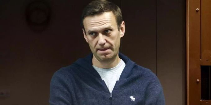 Der russische Oppositionspolitiker Alexej Nawalny während einer Anhörung vor dem Bezirksgericht Babuskinsky. Alexej Nawalny