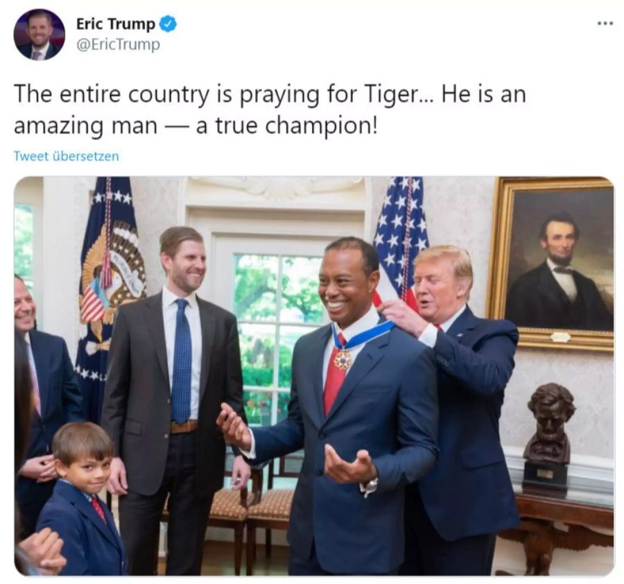 Donald Trump Tiger Woods