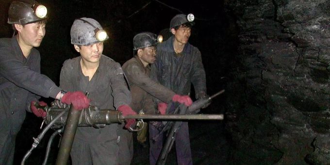 Arbeiter in einer Nordkoreanischen Kohlemine (Archivbild). Nordkorea Kriegsgefangene