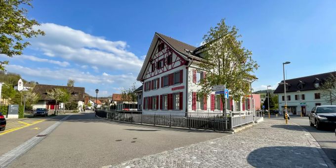 Im Dorfzentrum der Gemeinde Birmensdorf. -Bezirk Dietikon Im Dorfzentrum der Gemeinde Birmensdorf. -Bezirk Dietikon