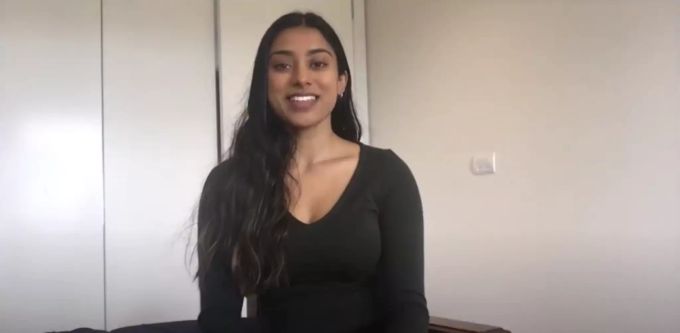 Ein Screenshot aus einem YouTube-Video von Anitha Kannan. Anitha Kannan