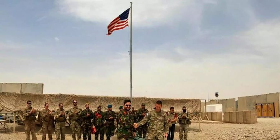 US-Soldaten übergeben Camp in Provinz Helmand