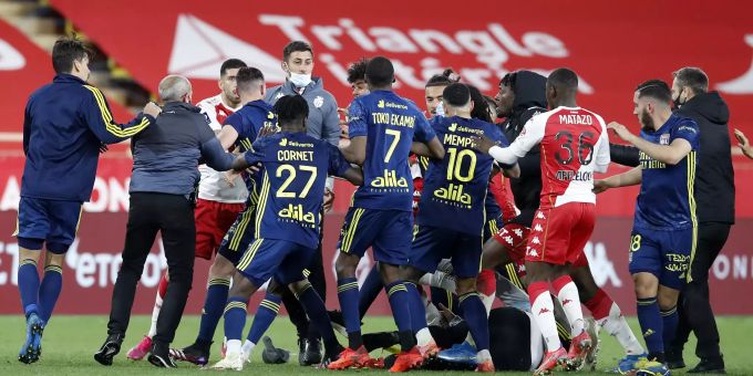 Nach dem Spiel liegen die Nerven bei der AS Monaco blank. AS Monaco
