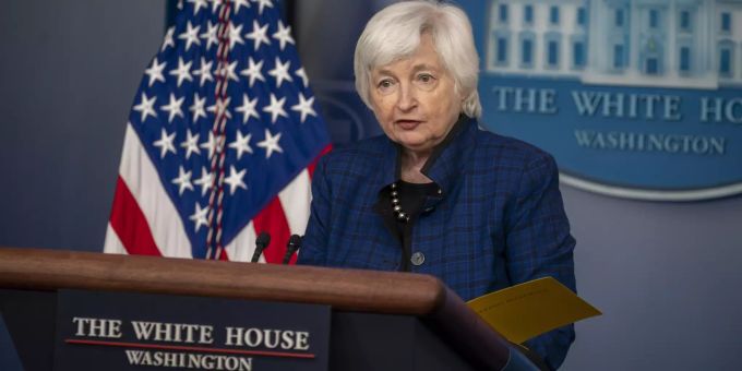 Janet Yellen, US-Finanzministerin, hat eine globale Mindeststeuer vorgeschlagen. Janet Yellen