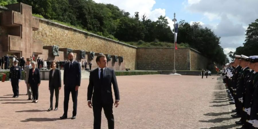 Präsident Macron erinnert an de Gaulle und Widerstand gegen Nazis