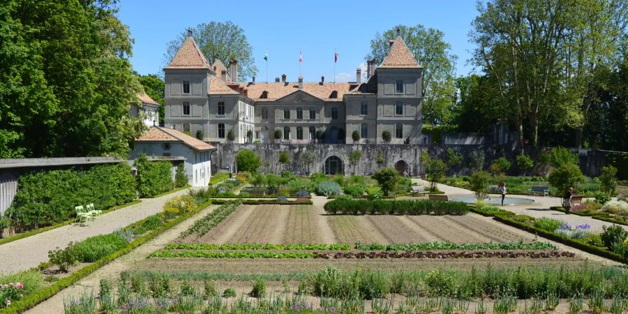 Schloss Chateau de Prangins und Garten