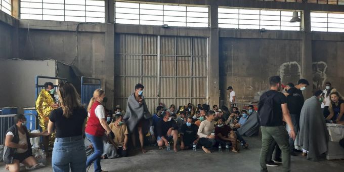 Zahlreiche Migranten kamen bei der Tragödie ums Leben. Migration Greece