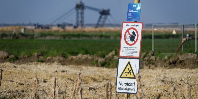 Erkelenz - Lützerath ist fast weg - Grosse Teile des Geländes abgebaggert