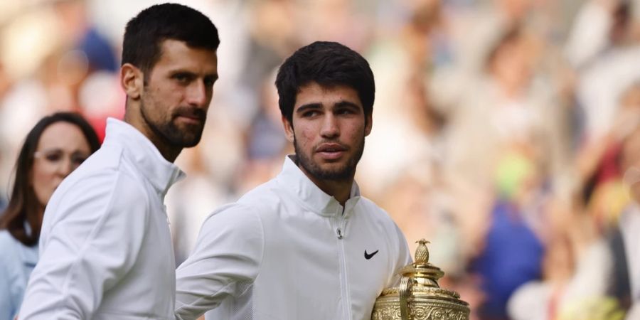 Novak Djokovic und Carlos Alcaraz