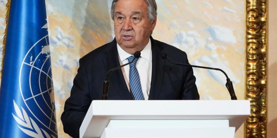 Antonio Guterres, Generalsekretär der Vereinten Nationen.