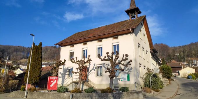 Das Gemeindehaus in Leimbach (AG). Das Gemeindehaus in Leimbach (AG).