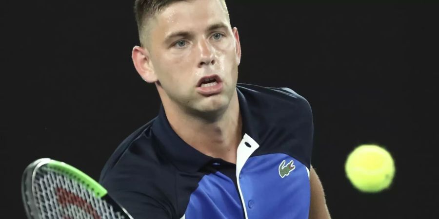 Filip Krajinovic war der Zweitrundengegner von Roger Federer. Der Schweizer siegte locker mit 6:1, 6:4 und 6:1.