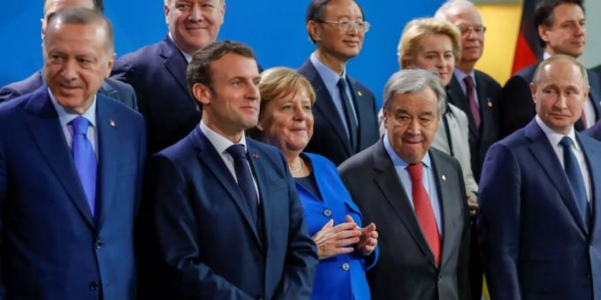 Teilnehmer des Berliner Libyen-Gipfels Teilnehmer des Berliner Libyen-Gipfels