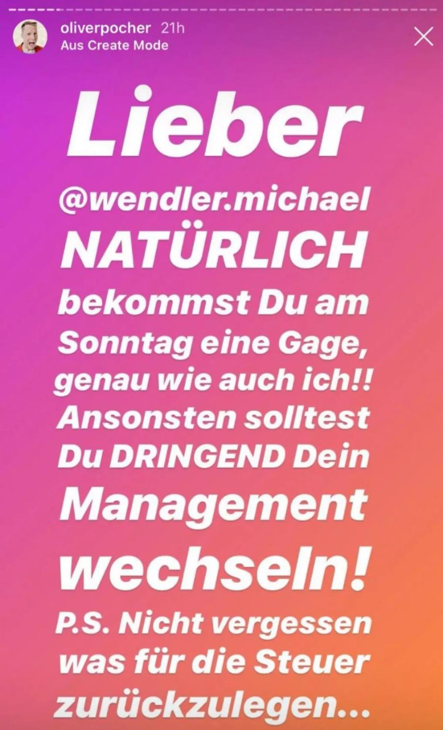 Oliver Pocher Michael Wendler