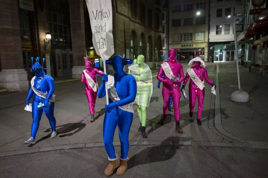 Die Basler trotzen dem Fasnachts-Verbot.