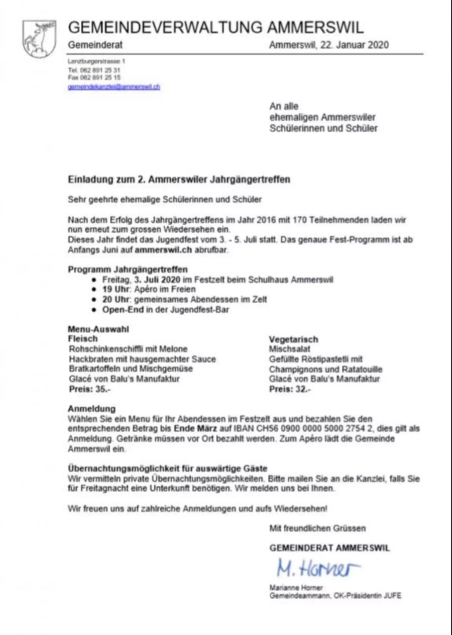 Einladung