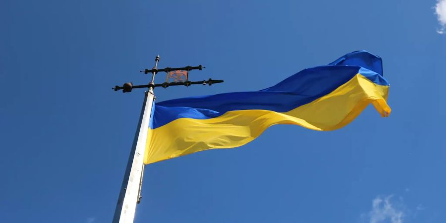 ukrainische flagge