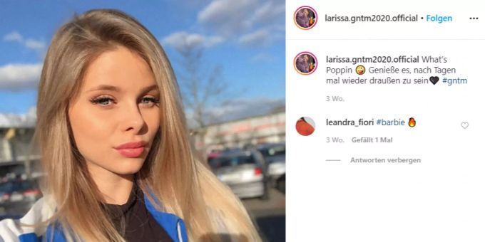 «GNTM»-Larissa war gar nicht unbedingt scharf auf die Teilnahme. gntm