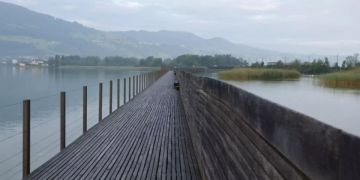Sperrung Holzsteg Hurden-Rapperswil