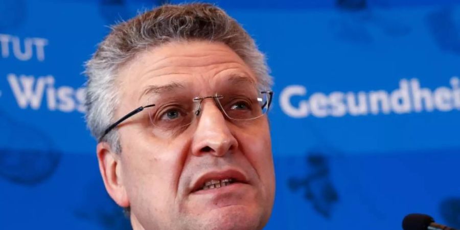 RKI-Präsident Lothar H. Wieler bei einer Pressekonferenz zum Stand der Verbreitung des Coronavirus in Deutschland. Foto: Michele Tantussi/X03942/REUTERS