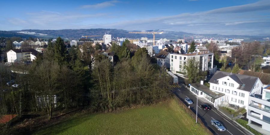 Die Stadt Wohlen im Kanton Aargau.